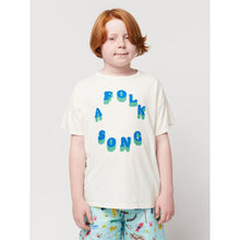 Load image into Gallery viewer, Bobo Choses - Off white t-shirt with &#39;A Folk Song&#39; Print
