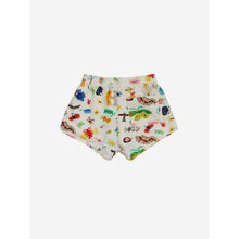 Load image into Gallery viewer, Bobo Choses - off white retro fit shorts with illustrated insect print all over
