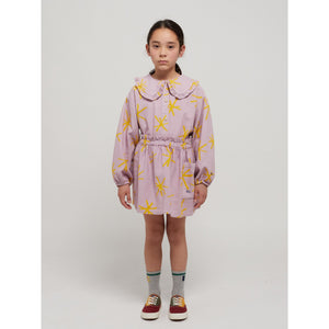 Bobo Choses - Lavender shirt with all over yellow sparkle print