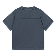 Load image into Gallery viewer, Repose AMS - Dark grey t-shirt with small logo on chest
