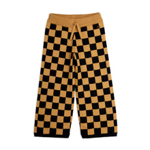 Load image into Gallery viewer, Mini Rodini - Chess Check Knitted Trousers in Brown ( Arriving w/c 03.08.26)