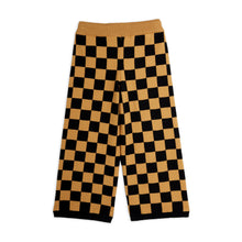 Load image into Gallery viewer, Mini Rodini - Chess Check Knitted Trousers in Brown ( Arriving w/c 03.08.26)