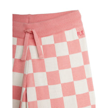 Load image into Gallery viewer, Mini Rodini - Chess Check Knitted Trousers in Pink