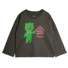 Load image into Gallery viewer, Mini Rodini - Alien Travel Agency Black T-shirt