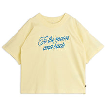Load image into Gallery viewer, Mini Rodini - To The Moon Yellow T-shirt