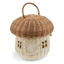 Load image into Gallery viewer, Rattan Mushroom House Basket