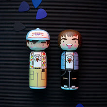Load image into Gallery viewer, Lucie Kaas - Dustin Henderson Kokeshi Doll