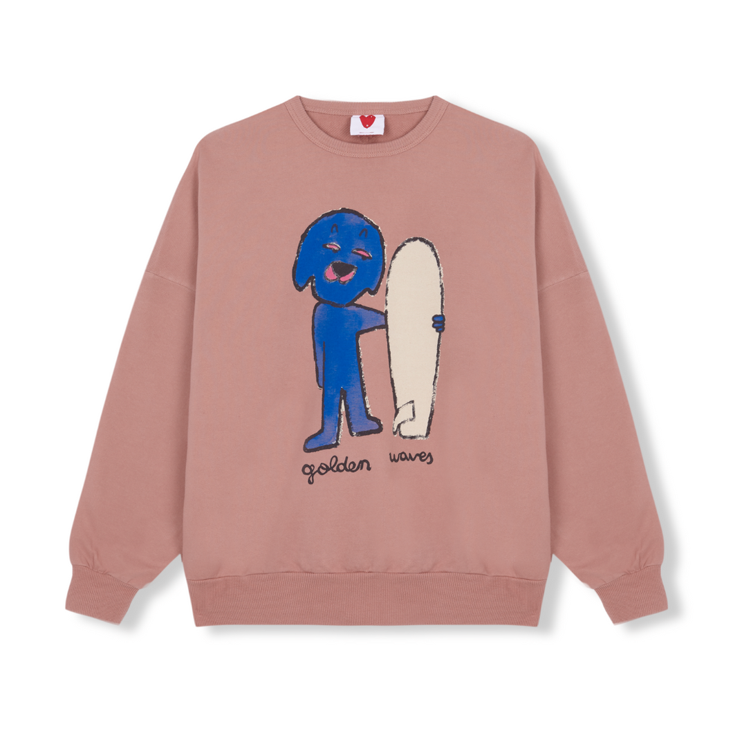 Fresh Dinosaurs - Dog Surfer Sweatshirt
