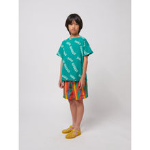 Load image into Gallery viewer, Bobo Choses - Green Wavy Bobo Choses T-shirt