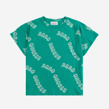 Load image into Gallery viewer, Bobo Choses - Green Wavy Bobo Choses T-shirt