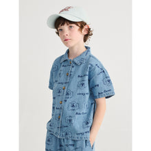 Load image into Gallery viewer, Bobo Choses - Pickle The Dog Denim Shirt