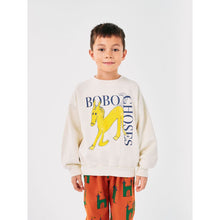 Load image into Gallery viewer, Bobo Choses off white sweatshirt with yellow horse print