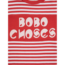 Load image into Gallery viewer, Bobo Choses - Red Stripe Bobo Choses T-shirt