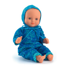 Load image into Gallery viewer, Pomea Dolls by Djeco - Dolls Outfit in Blue Floral