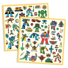 Load image into Gallery viewer, Djeco - Robots Set of 160 Stickers
