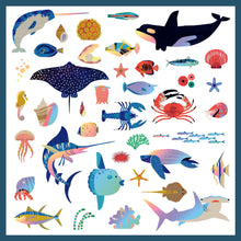 Load image into Gallery viewer, Djeco - Oceans Set of 160 Stickers