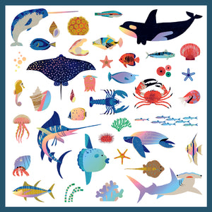 Djeco - Oceans Set of 160 Stickers