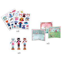 Load image into Gallery viewer, Djeco - Little Sticker Wardrobe Set