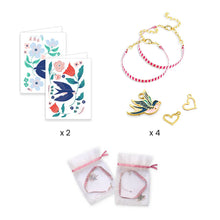 Load image into Gallery viewer, Djeco - Bracelet Craft Kit in Bird Ribbons