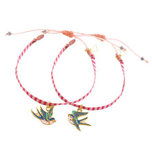 Load image into Gallery viewer, Djeco - Bracelet Craft Kit in Bird Ribbons