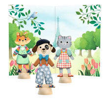 Load image into Gallery viewer, Djeco - Hello Paris Sticker Wardrobe Set