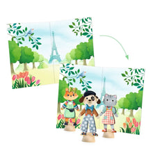 Load image into Gallery viewer, Djeco - Hello Paris Sticker Wardrobe Set