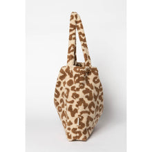 Load image into Gallery viewer, Studio Noos - Ecru Leopard Teddy Mom Bag