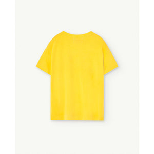 The animals observatory yellow t-shirt with orange micro bug print