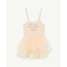 Load image into Gallery viewer, The Animals Observatory -  cream ballet set with bodysuit and tutu and royal ballet print
