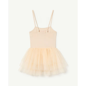 The Animals Observatory -  cream ballet set with bodysuit and tutu and royal ballet print