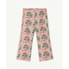 Load image into Gallery viewer, The Animals Observatory - Rose pink trousers with all over bird in tree illustration print
