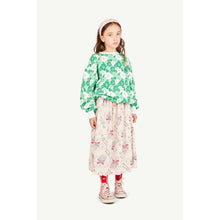 Load image into Gallery viewer, The Animals Observatory - Bear Sweatshirt in Green Flowers