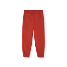 Load image into Gallery viewer, The Animals Observatory maroon red Draco sweatpants with yellow logo print from the new FW24 collection.