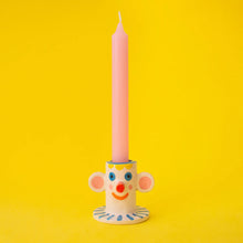 Load image into Gallery viewer, Ana Seixas - Happy Face Ceramic Candle Holder
