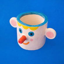 Load image into Gallery viewer, Ana Seixas - Happy Face Small Ceramic Pot