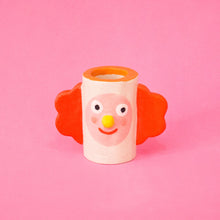 Load image into Gallery viewer, Ana Seixas - Little Clown Candle Holder in Red