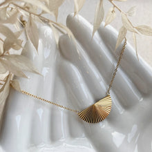 Load image into Gallery viewer, Little Nell Jewellery - Everyday Gold Crescent Sunrise Pendant Necklace