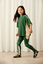 Load image into Gallery viewer, Mini Rodini - Wroom Green Colour Block Leggings