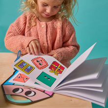 Load image into Gallery viewer, OMY - Montessori Sticker Book in Geometric Shapes