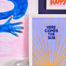 Load image into Gallery viewer, House of Payne - Lilac Here Comes The Sun Print