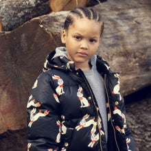 Load image into Gallery viewer, Mini Rodini - Rabbits Hooded Puffer Jacket
