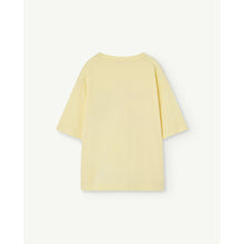 Load image into Gallery viewer, The Animals Observatory - soft yellow oversized t-shirt with bear print
