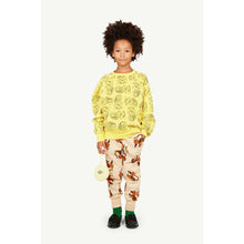Load image into Gallery viewer, The Animals Observatory - beige sweatpants with all over friendly tiger print in orange and black