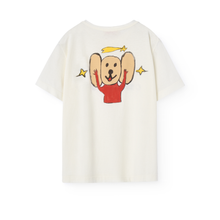 Load image into Gallery viewer, The Animals Observatory - Oversized Rooster T-shirt in White Mouse