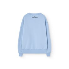 Load image into Gallery viewer, The Animals Observatory - Bear Sweatshirt in Blue Pancakes