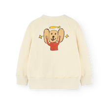 Load image into Gallery viewer, The Animals Observatory - Jackal Baby Sweatshirt in White Mouse