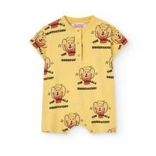 Load image into Gallery viewer, The Animals Observatory - Goose Baby Jumpsuit in Yellow Mouse