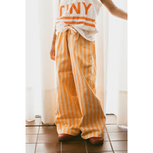 Load image into Gallery viewer, Tinycottons - Papaya Stripe Woven Pants