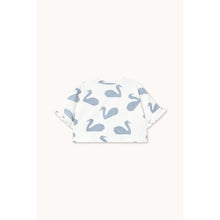 Load image into Gallery viewer, Tinycottons - Swans Crop Top