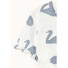 Load image into Gallery viewer, Tinycottons - Swans Crop Top